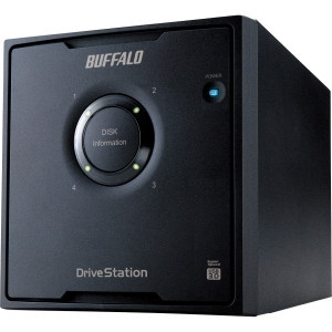 Part No: HD-QL4TU3R5 - Buffalo DriveStation Quad HD-QLU3R5 DAS Hard Drive Array - 4 x HDD Installed - 4 TB Installed