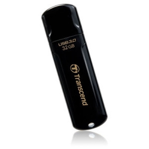 TS32GJF700 - Transcend JetFlash 700 32 GB USB 3.0 Flash Drive - Black - External