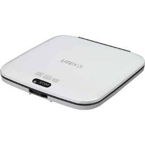 Part No: ETAU208-46 - Lite-On eTAU208 External dvd-Writer -  Pack - White - dvd-ram
