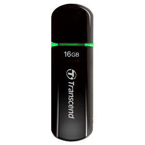 TS16GJF600 - Transcend JetFlash 16 GB USB 2.0 Flash Drive - Black - External