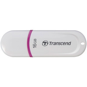 Part No: TS16GJF330 - Transcend JetFlash 330 16 GB USB 2.0 Flash Drive - White - External
