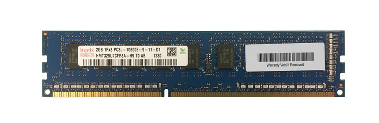 Part No: HMT325U7CFR8A-H9T0 - Hynix 2GB PC3-10600 DDR3-1333MHz ECC Unbuffered CL9 240-Pin DIMM 1.35V Low Voltage Single Rank Memory Module