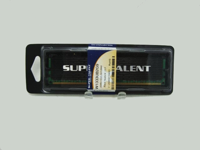 Super Talent DDR3-1333 2GB/128x8 CL9 Memory