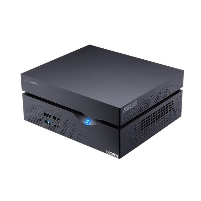 Asus VivoMini VC66-B017Z Intel Core i5-7400 3.0GHz/ 4GB DDR4/ 500GB HDD/ DVD±RW/ Windows 10 Pro Desktop PC (Black)