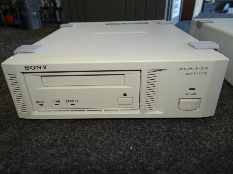 Part No: SDT-D11000/PB - Sony PCBacker II 11000e DAT DDS External Tape Drive - 20GB (Native)/40GB (Compressed) - 3.5 1/2H Desktop