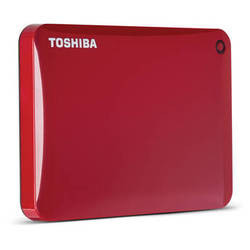 Toshiba Canvio Connect II HDTC820XR3C1 2TB 5400RPM USB3.0 8MB Portable External Hard Drive (Red)