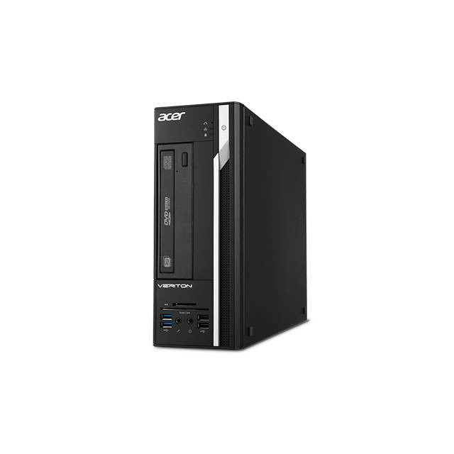 Acer Veriton 4 VX2640G-I3610Z Intel Core i3-6100 3.7GHz/ 4GB DDR4/ 500GB HDD/ DVD±RW/ Windows 7 Professional or Windows 10 Pro Desktop PC (Black w/ Silver)