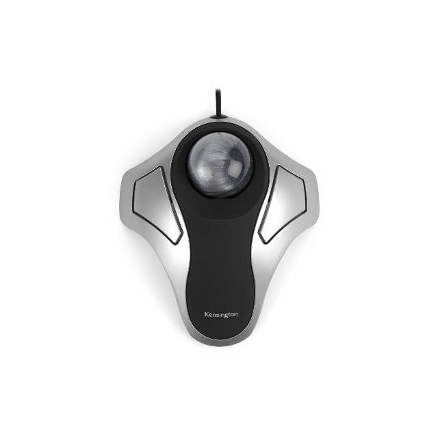Kensington K64327F Orbit Wired USB & PS/2 Optical Trackball (Silver Grey)