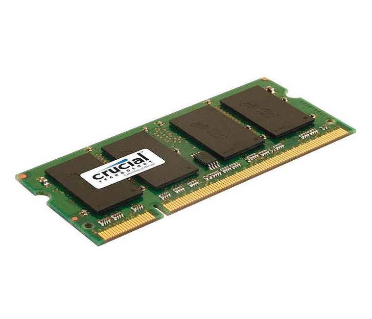 Part No: CT12864X40B - Crucial 1GB PC3200 DDR-400MHz non-ECC Unbuffered CL-3 128M x 64 200-Pin SODIMM Memory Module