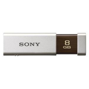 Part No: USM8GLX - Sony 8GB Micro Vault Click USB 2.0 Flash Drive - 8 GB - USB - External