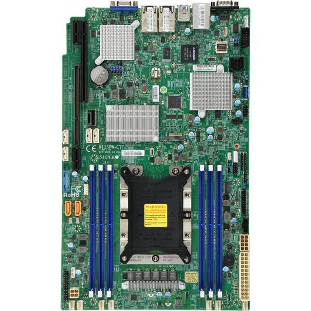Supermicro X11SPW-CTF-O LGA3647/ Intel C622/ DDR4/ SATA3&SAS3&USB3.0/ V&2GbE/ Proprietary WIO Server Motherboard