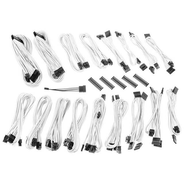 BitFenix ALCHEMY 2.0 PSU CABLE KIT for EVGA SuperNOVA  T2/P2/G2  Power Supply, EVG-SERIES - White (BFX-ALC-EVGWW-RP)