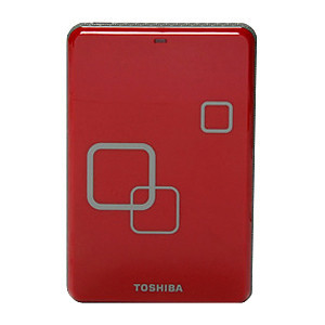 Part No: E05A064CAU2XR - Toshiba Canvio E05A064CAU2XR 640 GB External Hard Drive - Rocket Red - USB 2.0 - 5400 rpm - 8 MB Buffer