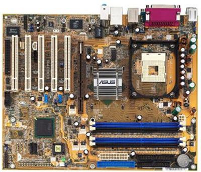 Part No: P4C800 - ASUS Intel 875P/ ICH5R Chipset Pentium 4/ Celeron Processors Support Socket 478 ATX Motherboard (Refurbished)