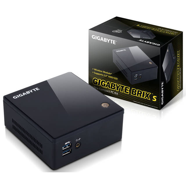 GIGABYTE GB-BXI3H-5010 Intel Core i3-5010U 2.1GHz/ A&V&GbE/ Mini PC Barebone System