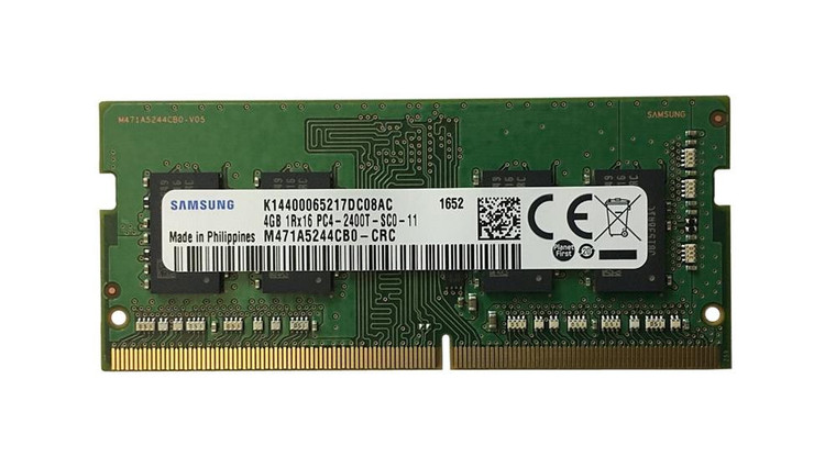 Samsung DDR4-2400 SODIMM 4GB/512Mx16 CL17 Notebook Memory