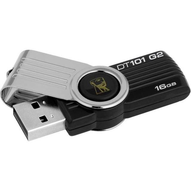 Kingston DT101G2/16GB 16GB DataTraveler 101 Generation 2 USB 2.0 Drive (Black)