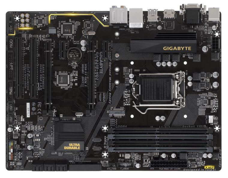 GIGABYTE GA-B250-HD3 LGA1151/ Intel B250/ DDR4/ Quad CrossFireX/ SATA3&USB3.1/ M.2&SATA Express/ A&GbE/ ATX Motherboard