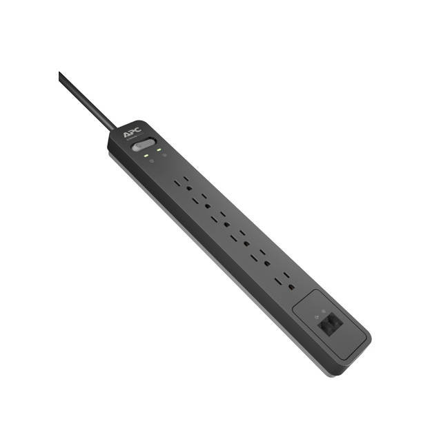APC PE6T Essential SurgeArrest 6-Outlet/ 120V/ 6 ft/ 1080 Joules Phone Protection