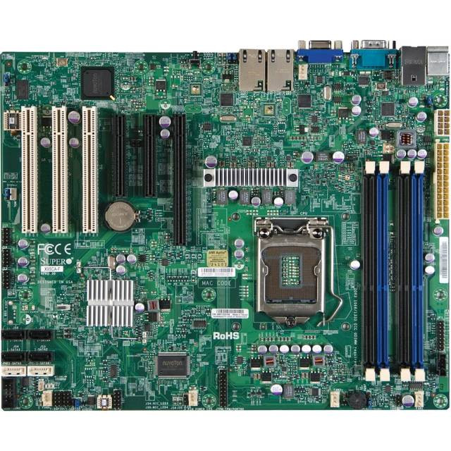 Supermicro X9SCAFB LGA1155/ Intel C204 PCH/ DDR3/ SATA3/ V&2GbE/ ATX Server Motherboard,