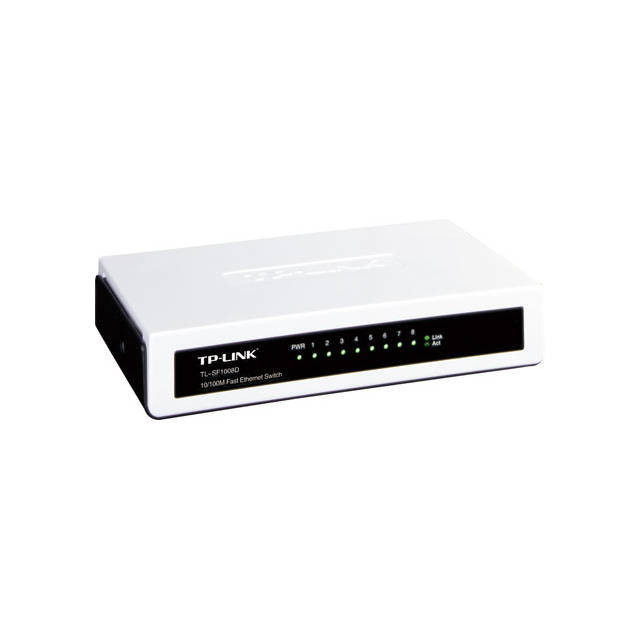 TP-Link TL-SF1008D 8-Port Unmanaged 10/100M Desktop Switch