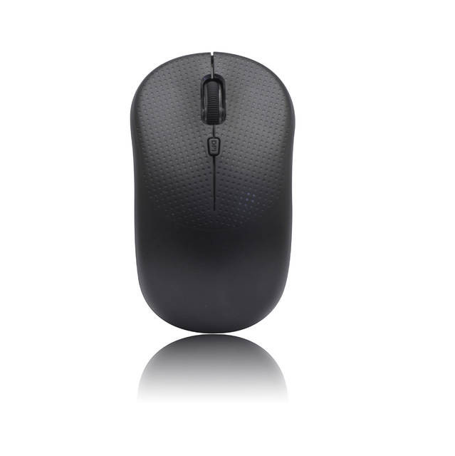 iMicro MO-RF106 Wireless 2.4GHz Optical Mouse (Black & White)