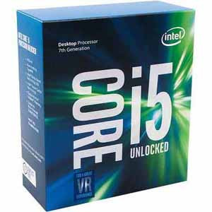 Intel 7th Gen Core i5-7600K Processor Unlocked (Kaby Lake) 4.2GHz Max Turbo / 6MB Cache