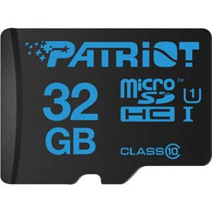 Patriot 32GB UHS-I Flash microSDHC/microSDXC Class 10 Up to 90MB/s Transfer Speed