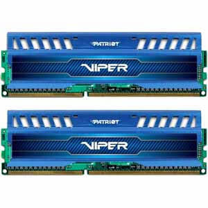 Patriot Viper 3 Series, Sapphire, DDR3 16GB (2 x 8GB) 1600MHz Dual Kit - Blue