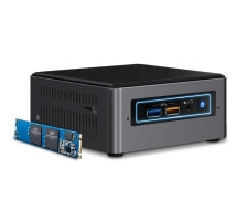Intel NUC NUC7I5BNHX1 2.2GHz i5-7260U Black, Grey
