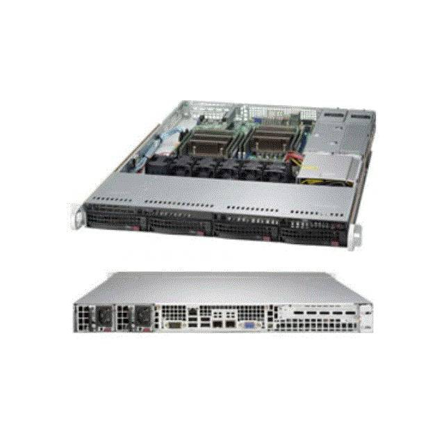 Supermicro SuperChassis CSE-815TQC-R706CB 700/750W 1U Rackmount Server Chassis