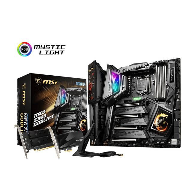 MSI MEG Z390 GODLIKE LGA1151/ Intel Z390/ DDR4/ SATA3&USB3.1/ 4-Way CrossFireX & 2-Way SLI/ M.2/ WiFi