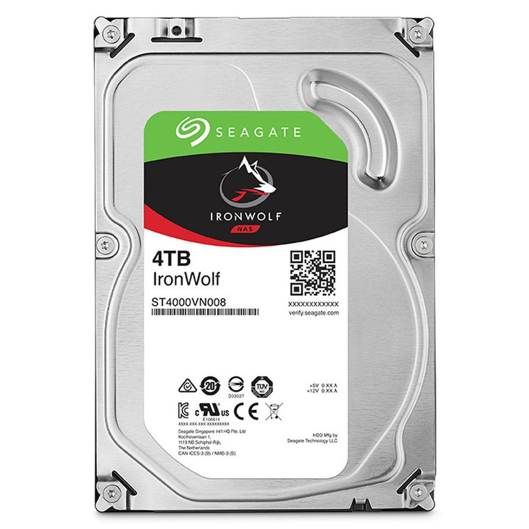 Seagate IronWolf 4TB 5,900 RPM SATA III 3.5 NAS Hard Drive