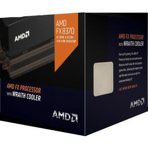AMD AM3+ FX-8370 Eight Core 4.0/ 4.3 Ghz 125w Wraith Cooler Boxed DX12 Ready CPU Processor