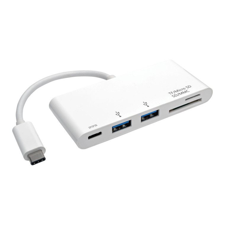 Tripp Lite U460-002-2AM-C USB 3.0 (3.1 Gen 1) Type-C 5000Mbit/s White interface hub