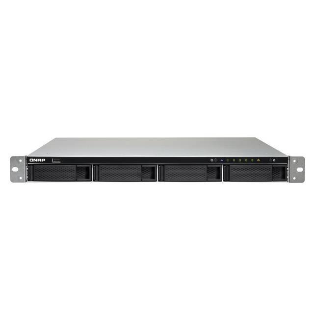 QNAP TS-463XU-RP-4G-US AMD G-Series GX-420MC 2.0GHz/ 4GB DDR3L/ 5GbE/ 4SATA3/ USB3.0/ 4-Bay 1U Rackmount NAS for SMB