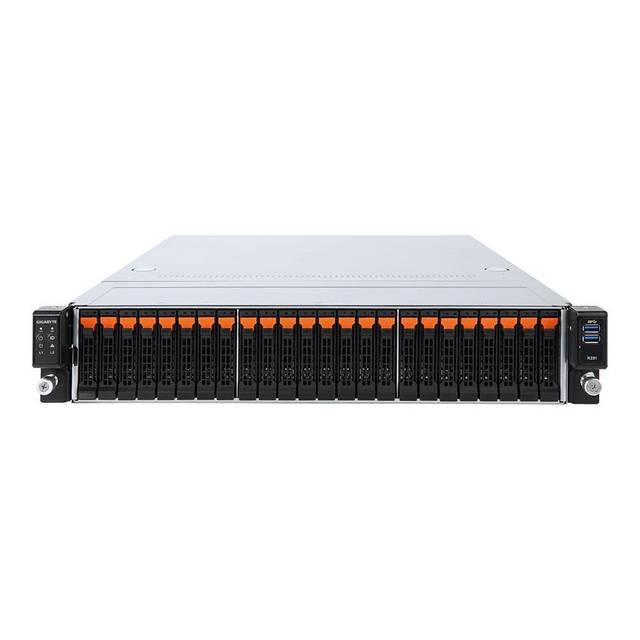 GIGABYTE R281-NO0 Dual LGA3647/ Intel C621 Express/ DDR4/ V&3GbE 2U Rackmount Server Barebone System