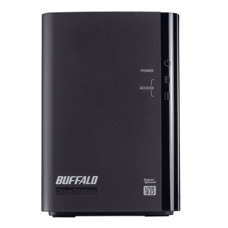 BUFFALO DriveStation Duo 4TB (2 x 2 TB) USB 3.0 High Performance RAID Array with Optimized Hard Drives