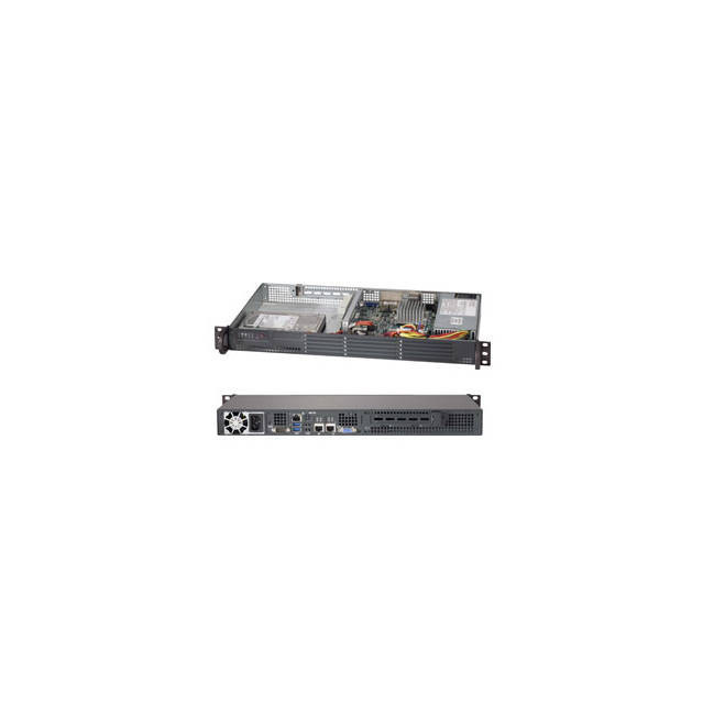 Supermicro SuperServer SYS-5017A-EF Intel Atom S1260 200W 1U Rackmount Server Barebone System