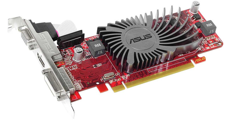 ASUS Radeon HD 6450 Low Profile 1GB DDR3 PCIe 2.1 x16 Video Card