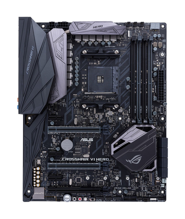 ASUS CROSSHAIR VI HERO AMD X370 Socket AM4 ATX motherboard