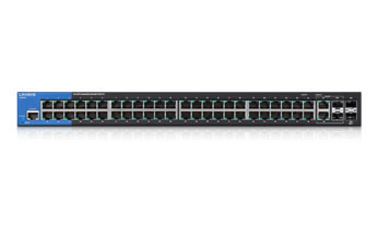 Linksys LGS552 Managed network switch L2/L3 Gigabit Ethernet (10/100/1000) 1U Black network switch