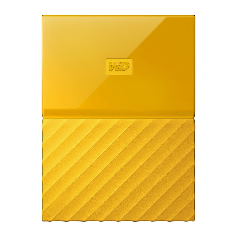 WD My Passport 4TB 5,400 RPM USB 3.0 Hard Drive - Yellow