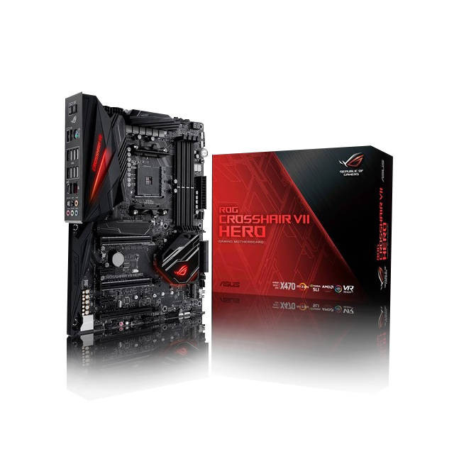 Asus ROG CROSSHAIR VII HERO Socket AM4/ AMD X470/ DDR4/  ATX Motherboard