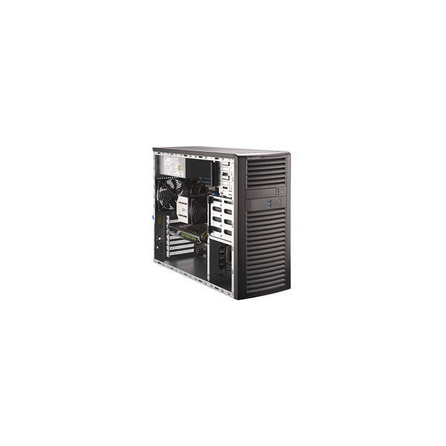 Supermicro SuperWorkstation SYS-5039A-I LGA2066 900W Mid-Tower Workstation Barebone System (Black)