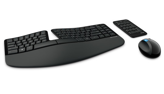 Microsoft Sculpt Ergonomic Desktop RF Wireless US English Black
