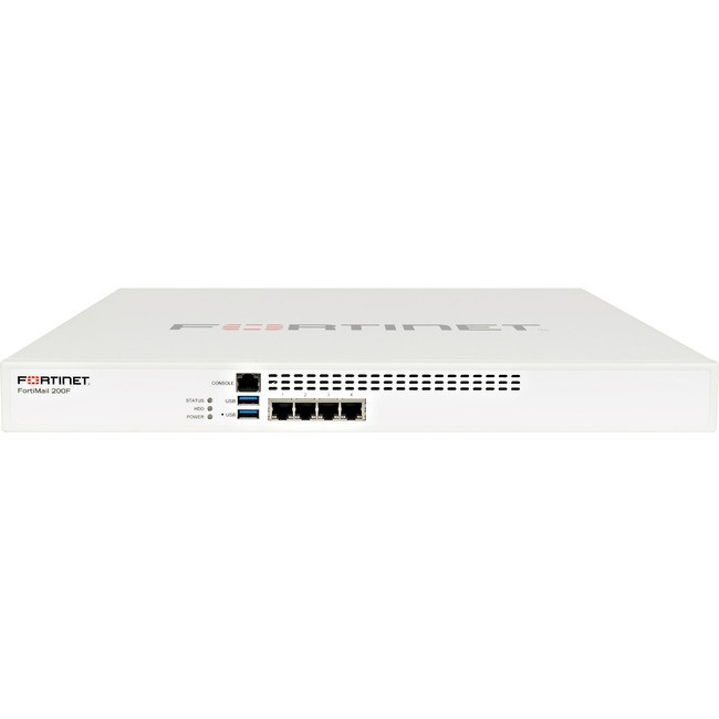 Fortinet FortiMail FML-200F Network Security/Firewall Appliance - FML-200F-BDL-641-12