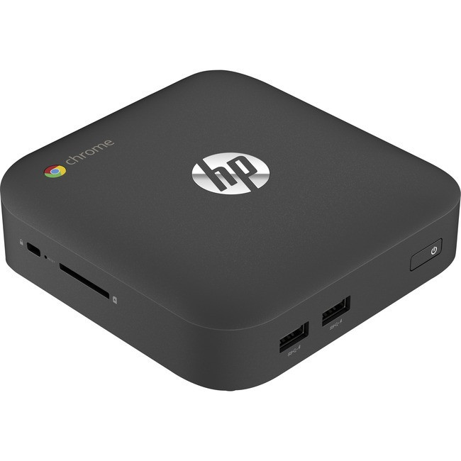 HP Chromebox Desktop Computer - Core i7 i7-4600U - 8 GB RAM - 16 SSD - Mini PC - Black - M8X71UT#ABA