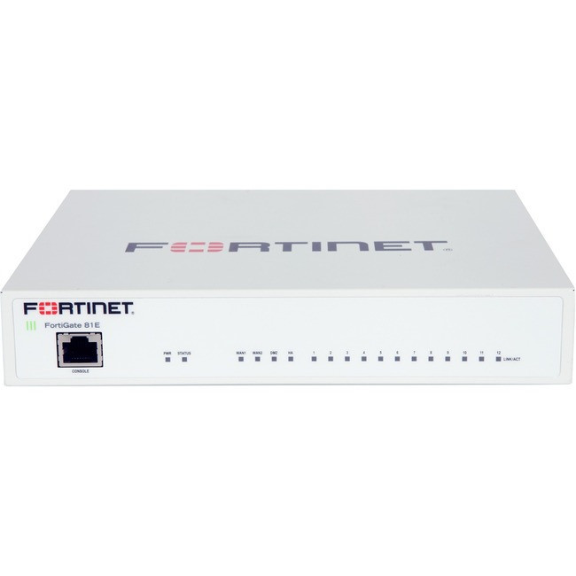 Fortinet FortiGate 81E Network Security/Firewall Appliance - FG-81E-BDL-980-60