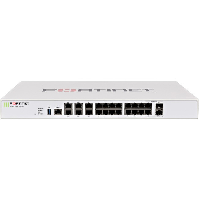 Fortinet FortiGate 100E Network Security/Firewall Appliance - FG-100E-BDL-USG-974-36